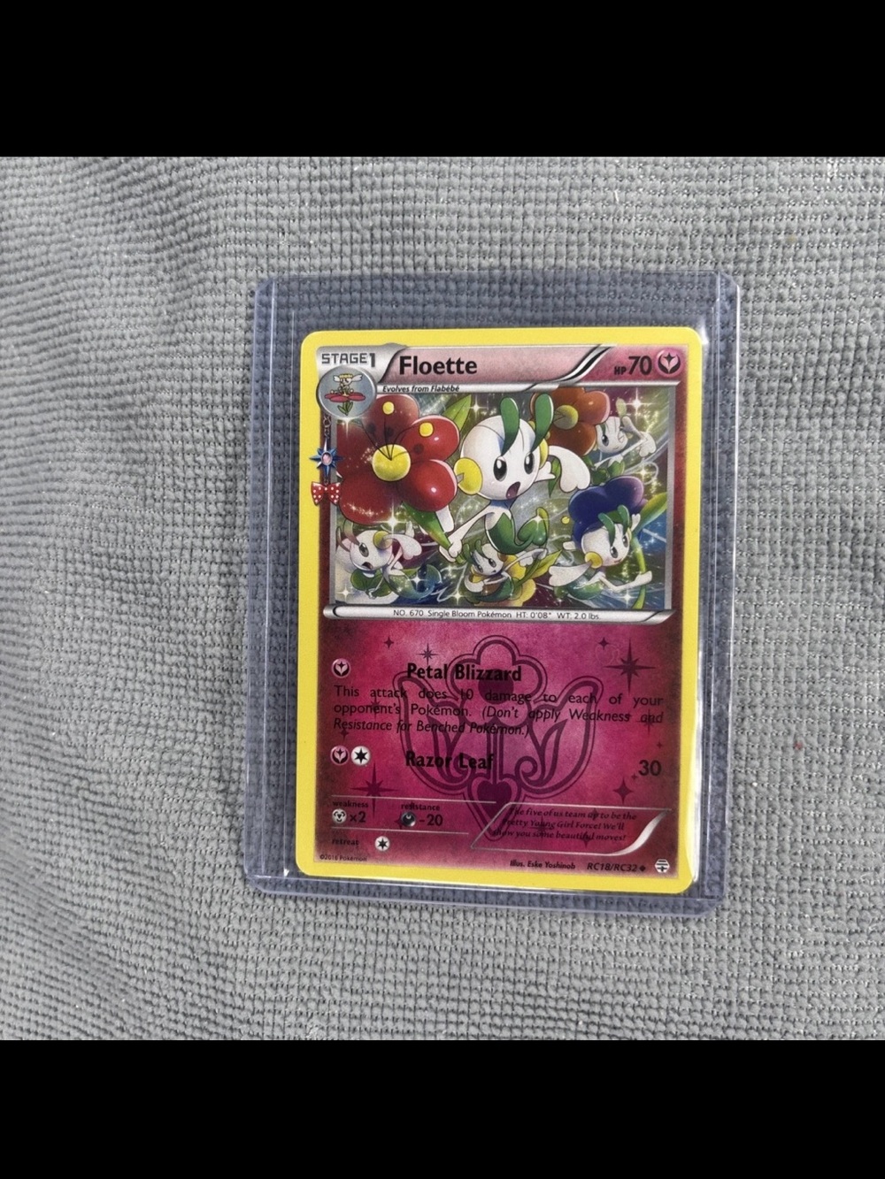 Floette RC18/RC32 Holo Radiant Collection Pokemon Generations